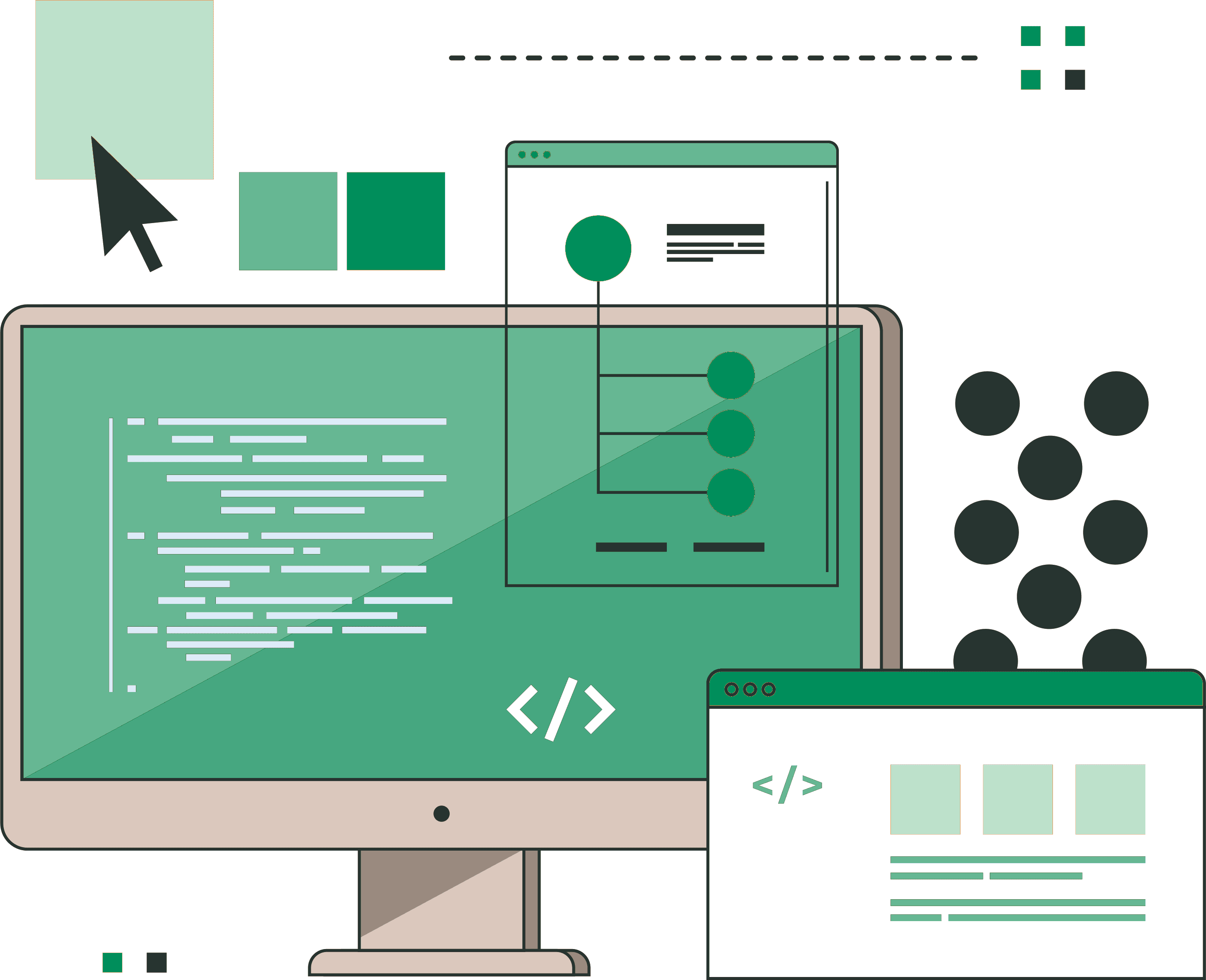 Web Development Vector